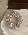 Pearl mesh large intestine hair band for women, high-end hair accessory, hair tie, versatile, exquisite bun hairstyle, ponytail Item Picture